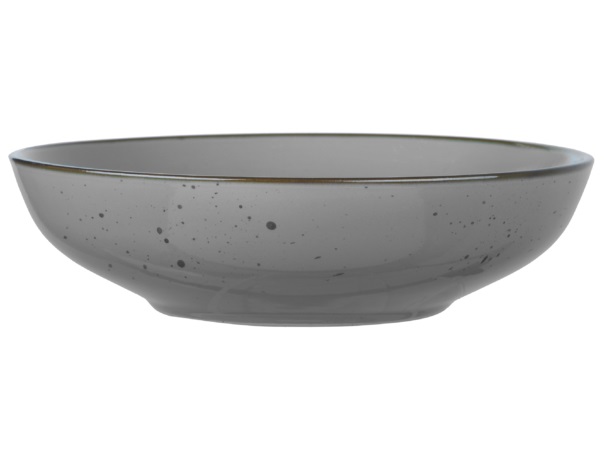 Тарелка суповая 20 см керамическая Ardesto Bagheria Grey серая (AR2920GREY)