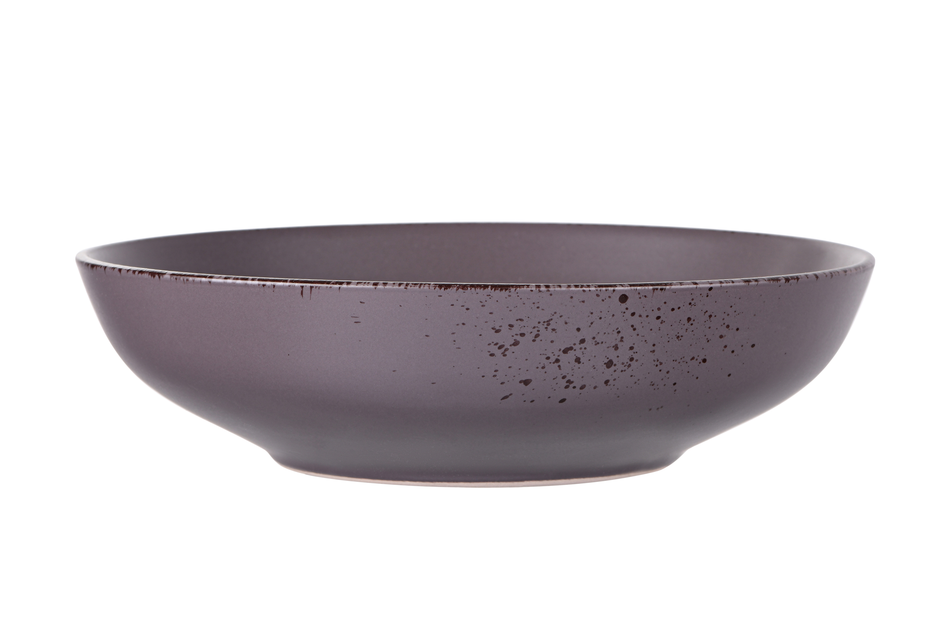 Тарелка суповая 20 см керамическая Ardesto Lucca Grey brown коричневая (AR2920GMC)
