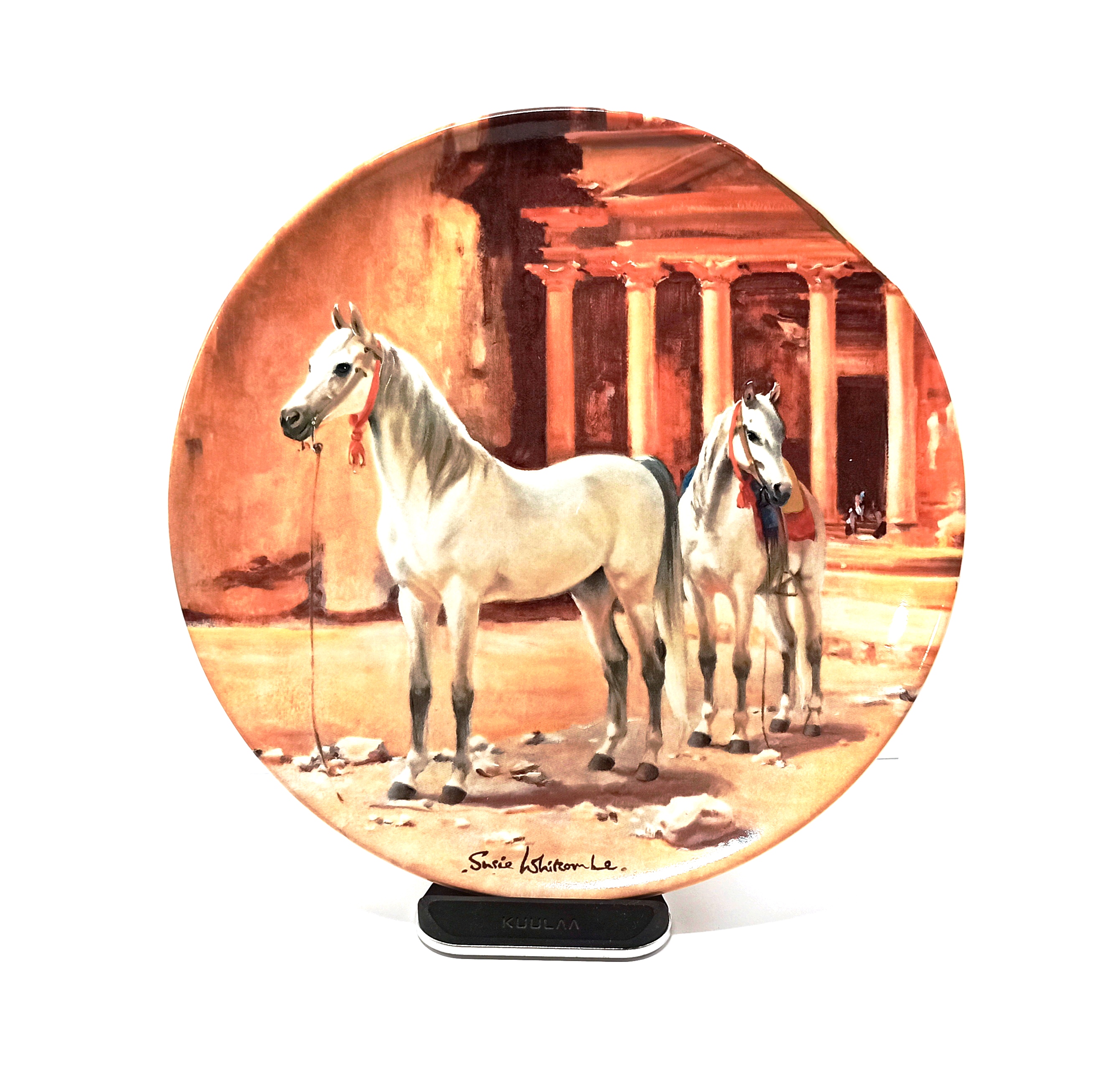 Декоративная (сувенирная) фарфоровая тарелка 