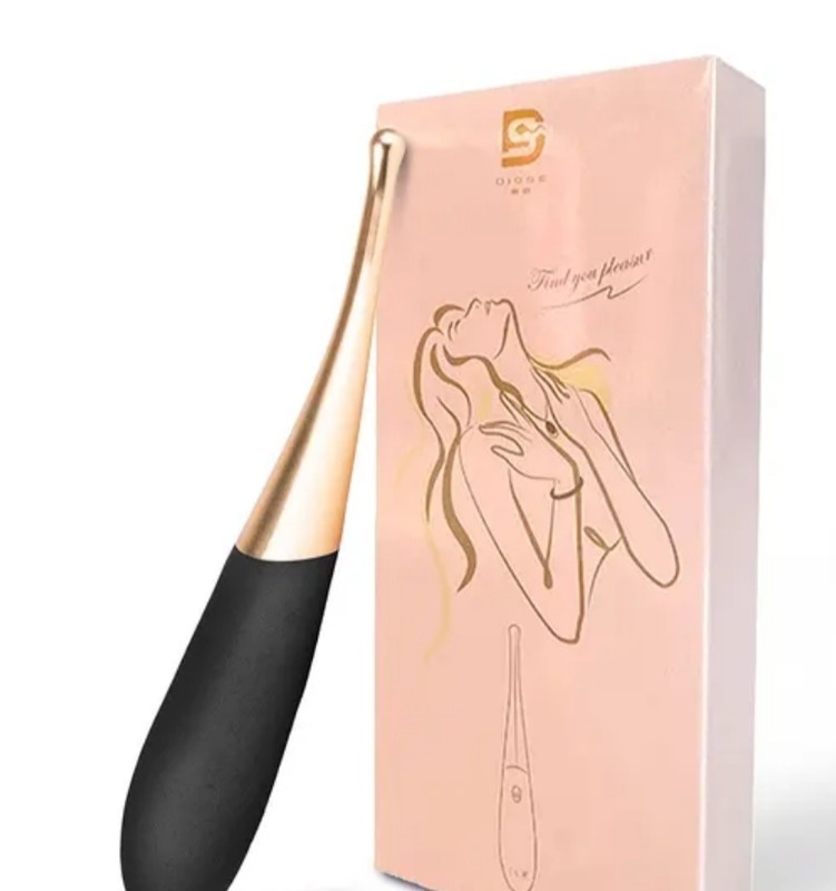  Вибратор-массажер для стимуляции эрогенных зон черный