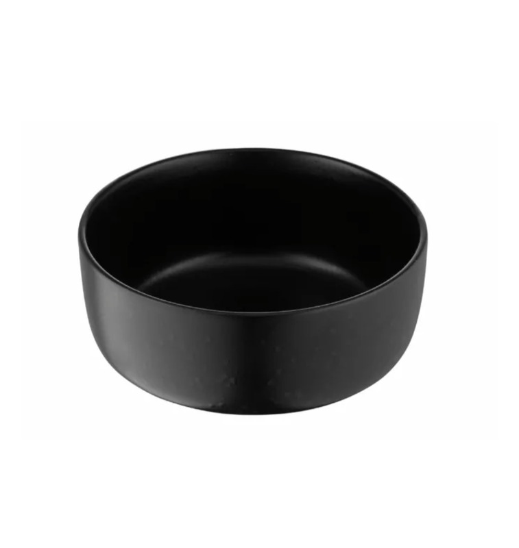 Салатник ARDESTO Trento, 16 см, черная, керамика (AR2916TB)